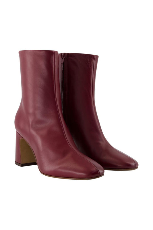 Stiefeletten Claudia - Rouje - Leder - Bordeaux