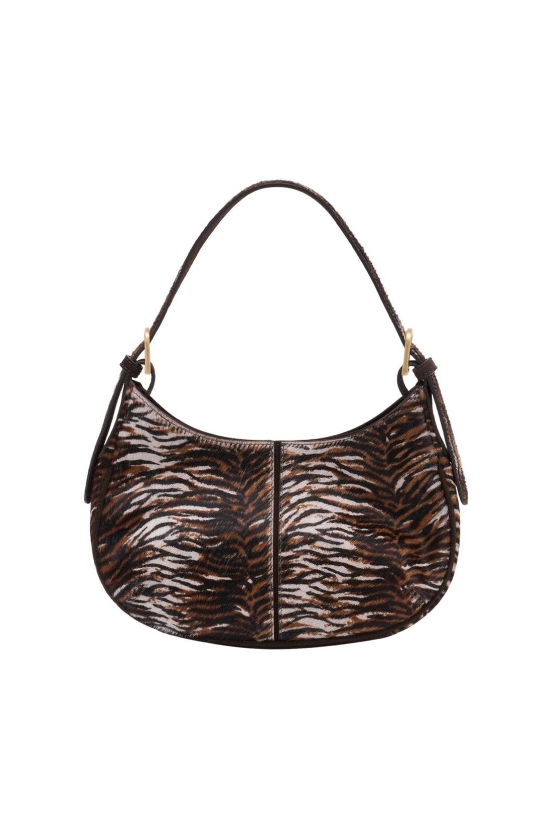 Baby Big Schultertasche - Rouje - Leder - Braun