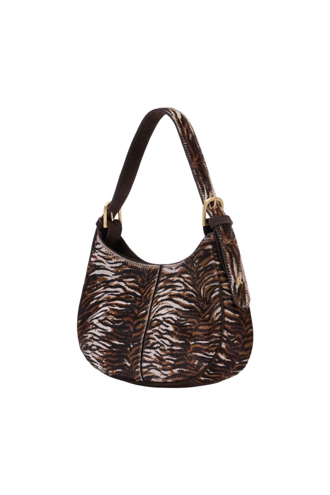 Baby Big Schultertasche - Rouje - Leder - Braun