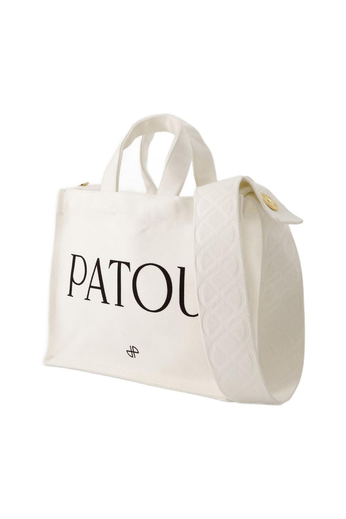 Tote Bag Patou Small - Patou - Baumwolle - Creme