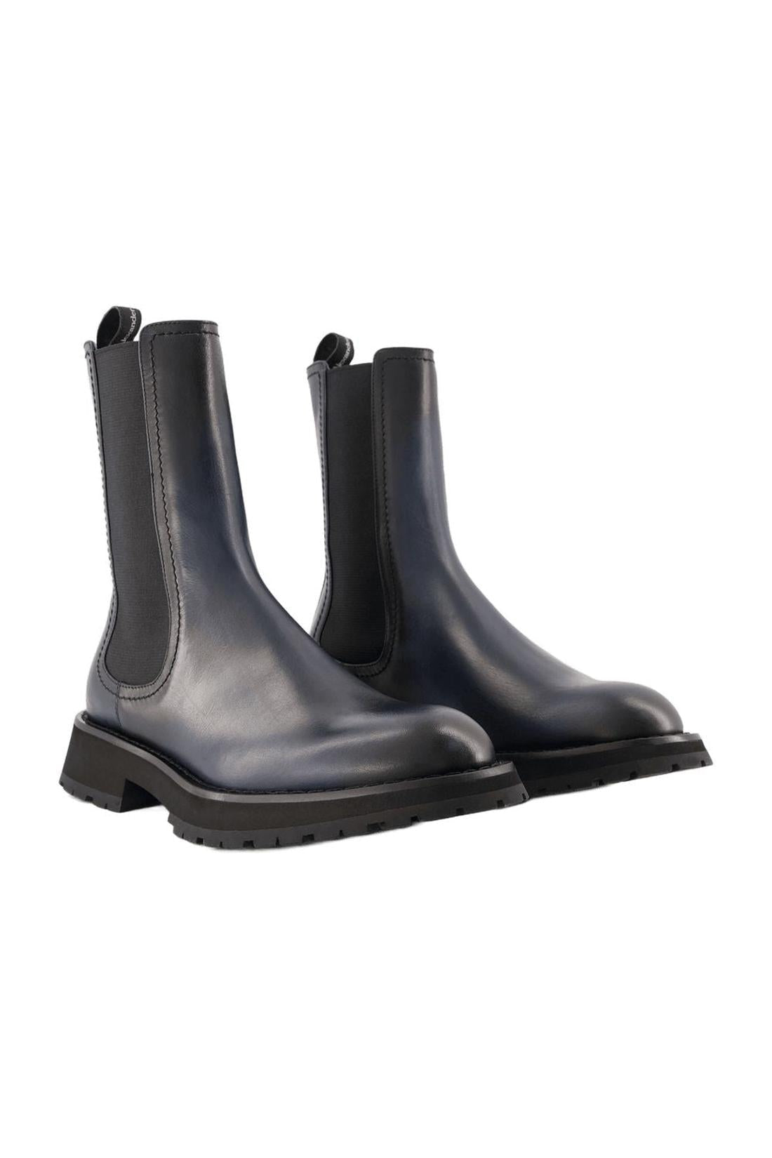 Chelsea Boots - Alexander McQueen - Leder - Anthrazit