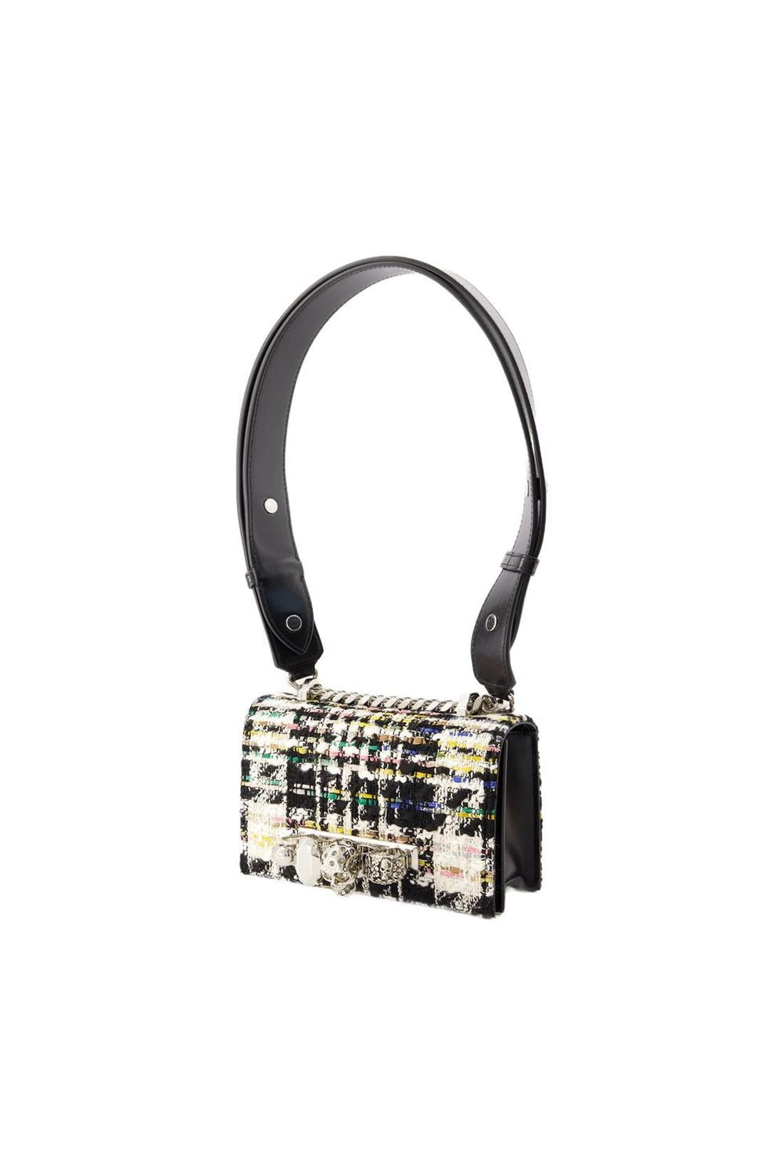 Mini Jewell Satchel Bag - Alexander McQueen - Tweed - Multi