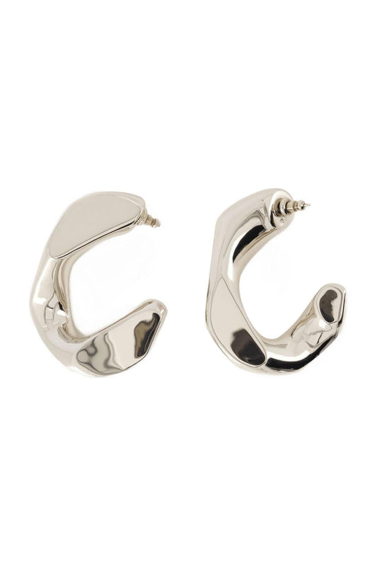 Chain Hoop Ohrringe - Alexander Mcqueen - Messing - Silber