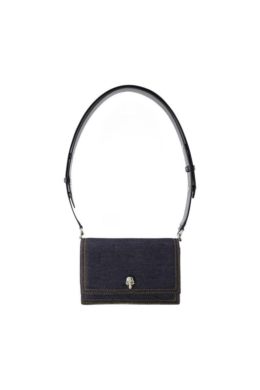 Small Skull Bag Schultertasche - Alexander Mcqueen - Leder - Schwarz