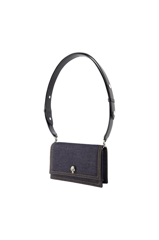 Small Skull Bag Schultertasche - Alexander Mcqueen - Leder - Schwarz