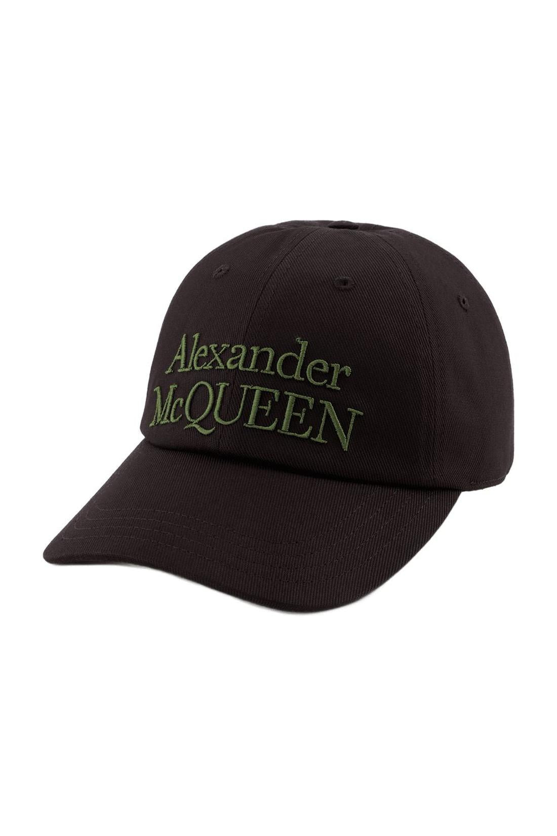 Stacked Cap - Alexander McQueen - Baumwolle - Schwarz