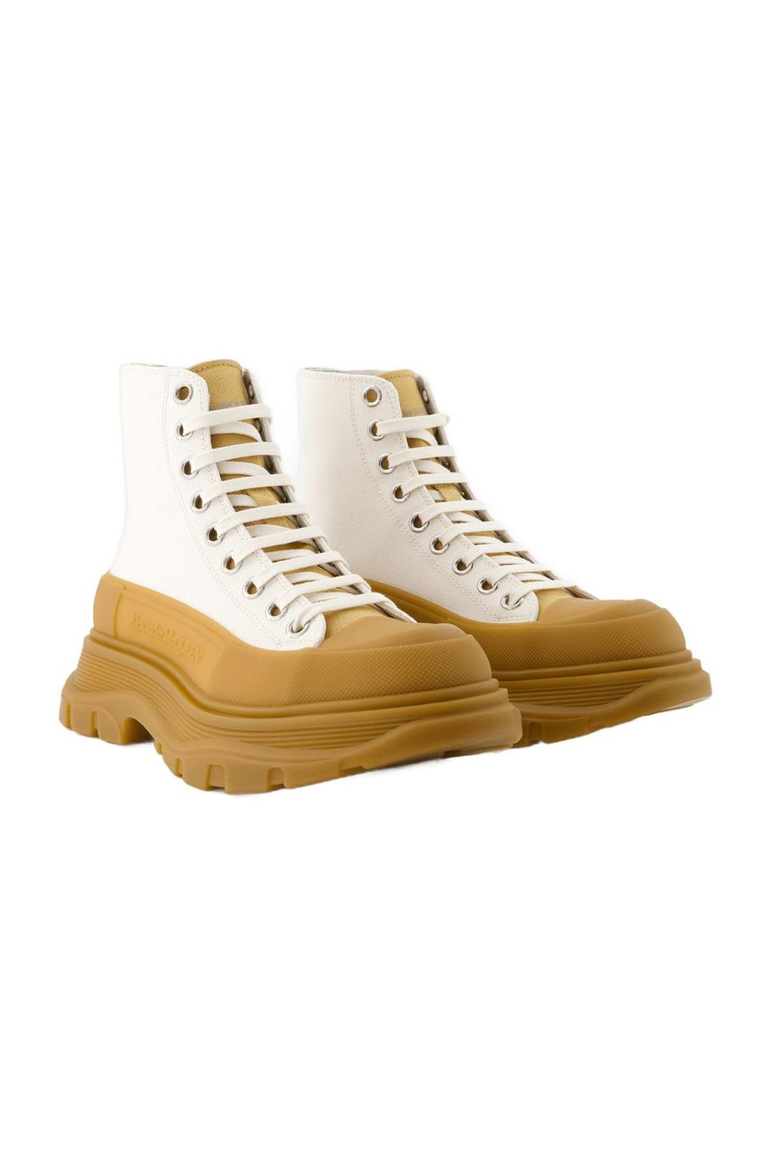 Tread Stiefeletten - Alexander McQueen - Leder - Beige