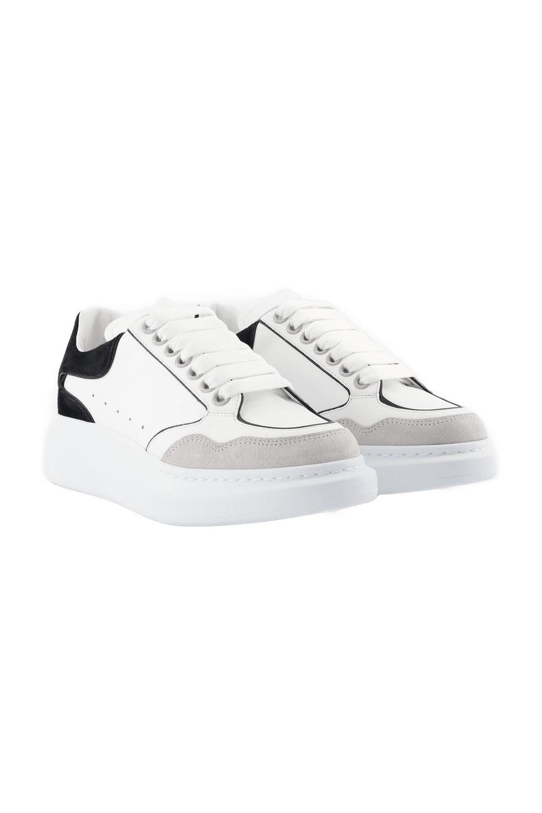Oversized Sneakers - Alexander Mcqueen - Leder - Grau