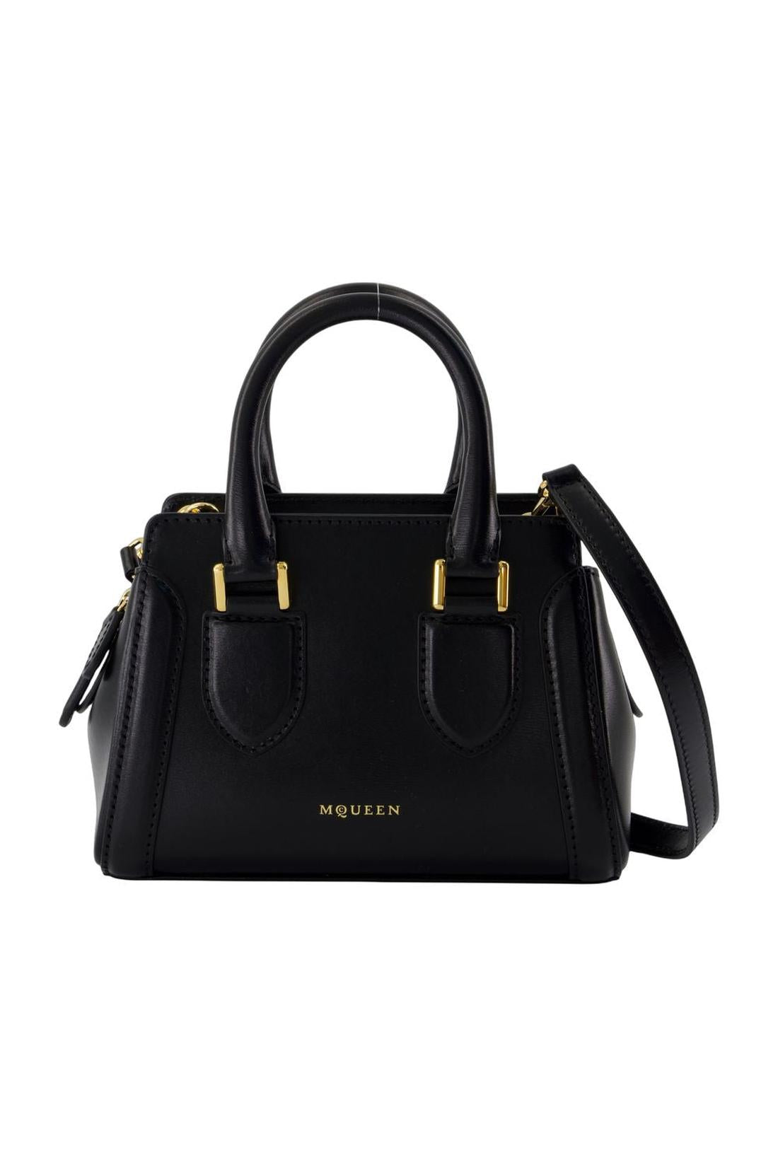 Birdee Mini Handtasche - Alexander McQueen - Leder - Schwarz