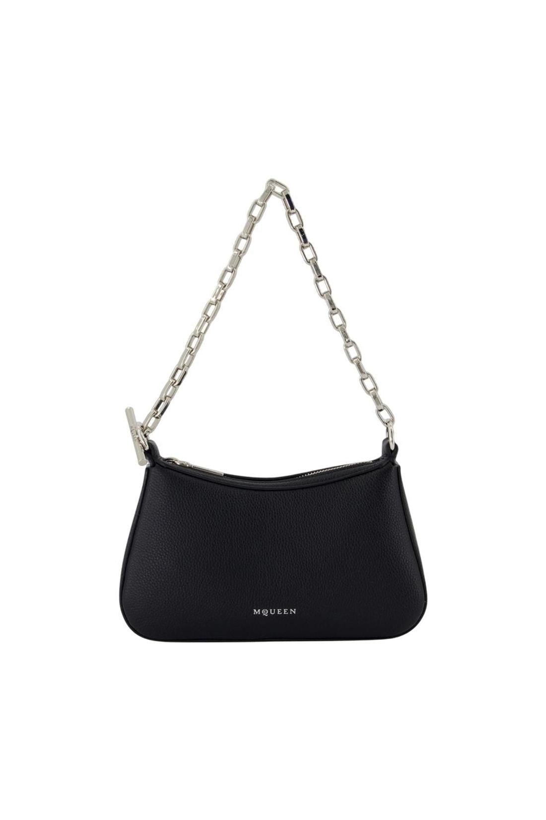 T Bar Mini Handtasche - Alexander McQueen - Leder - Schwarz