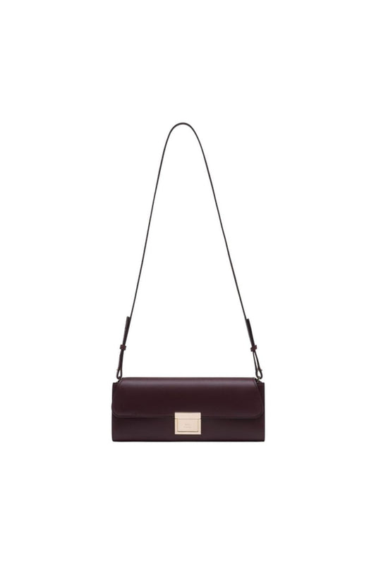 Mimi Schultertasche - AMI Paris - Leder - Bordeaux