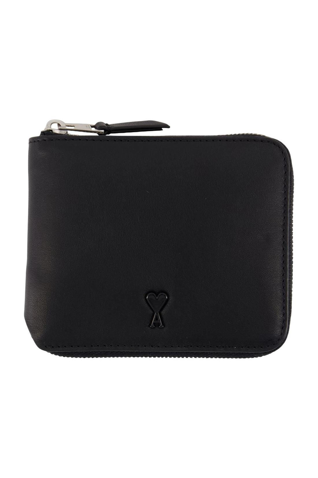 Brieftasche - AMI Paris - Leder - Schwarz