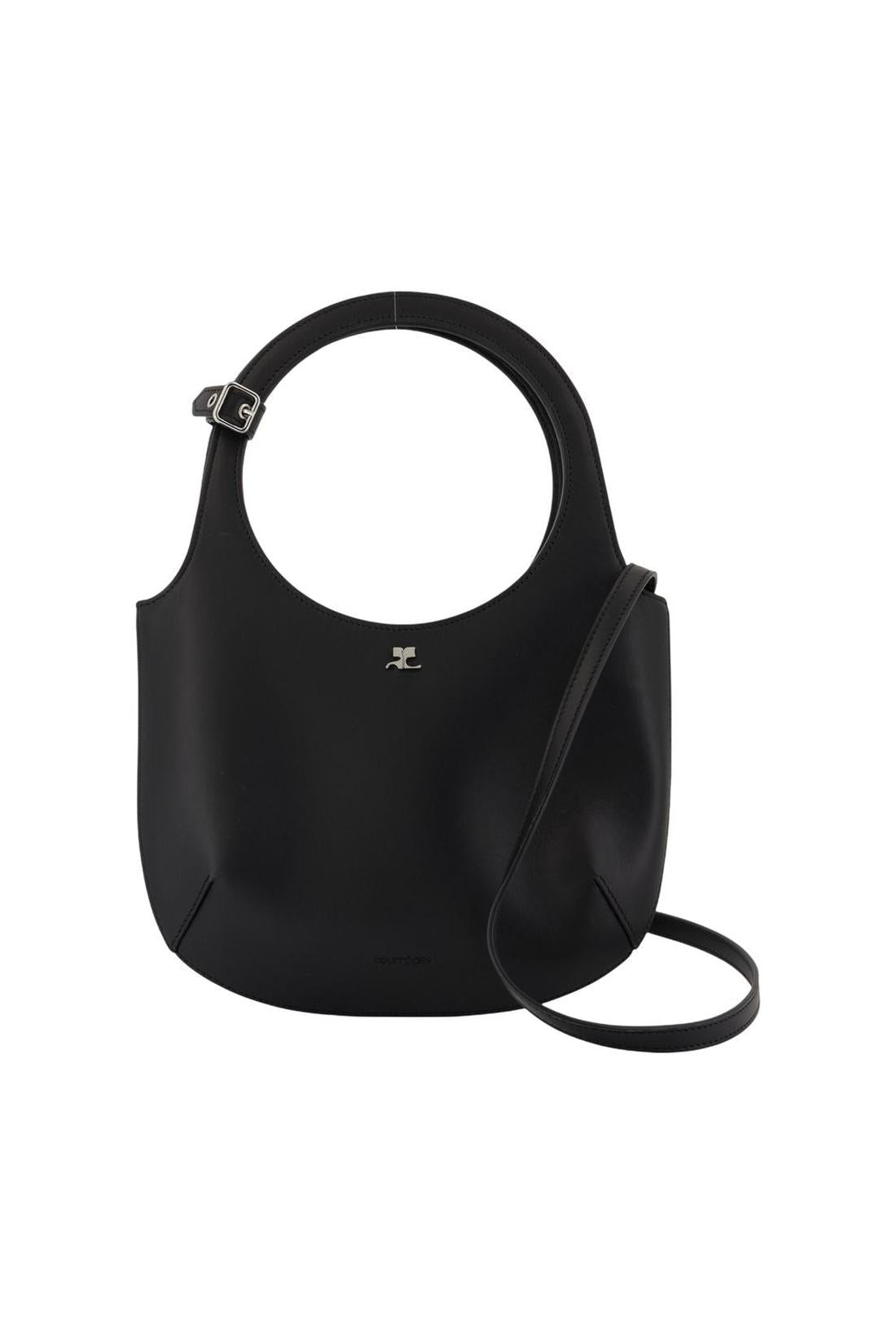 Holy Handtasche - Courreges - Leder - Schwarz