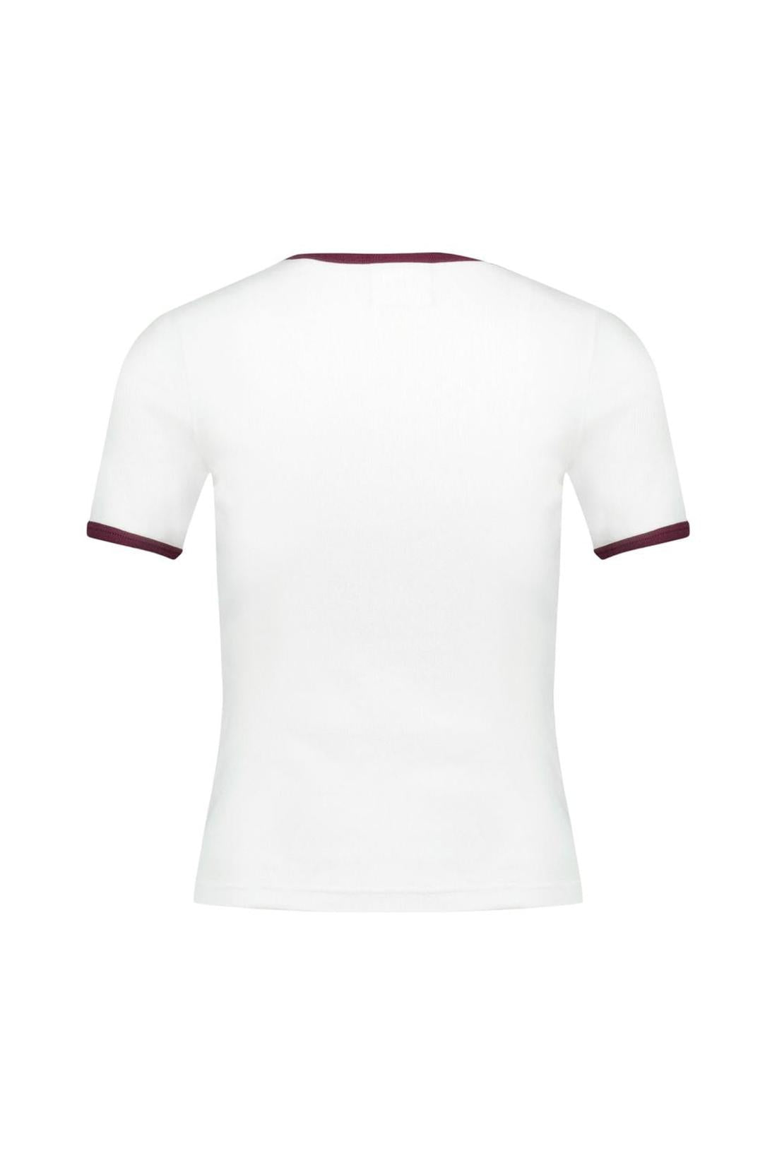 Signature T-Shirt - Courreges - Baumwolle - Weiß