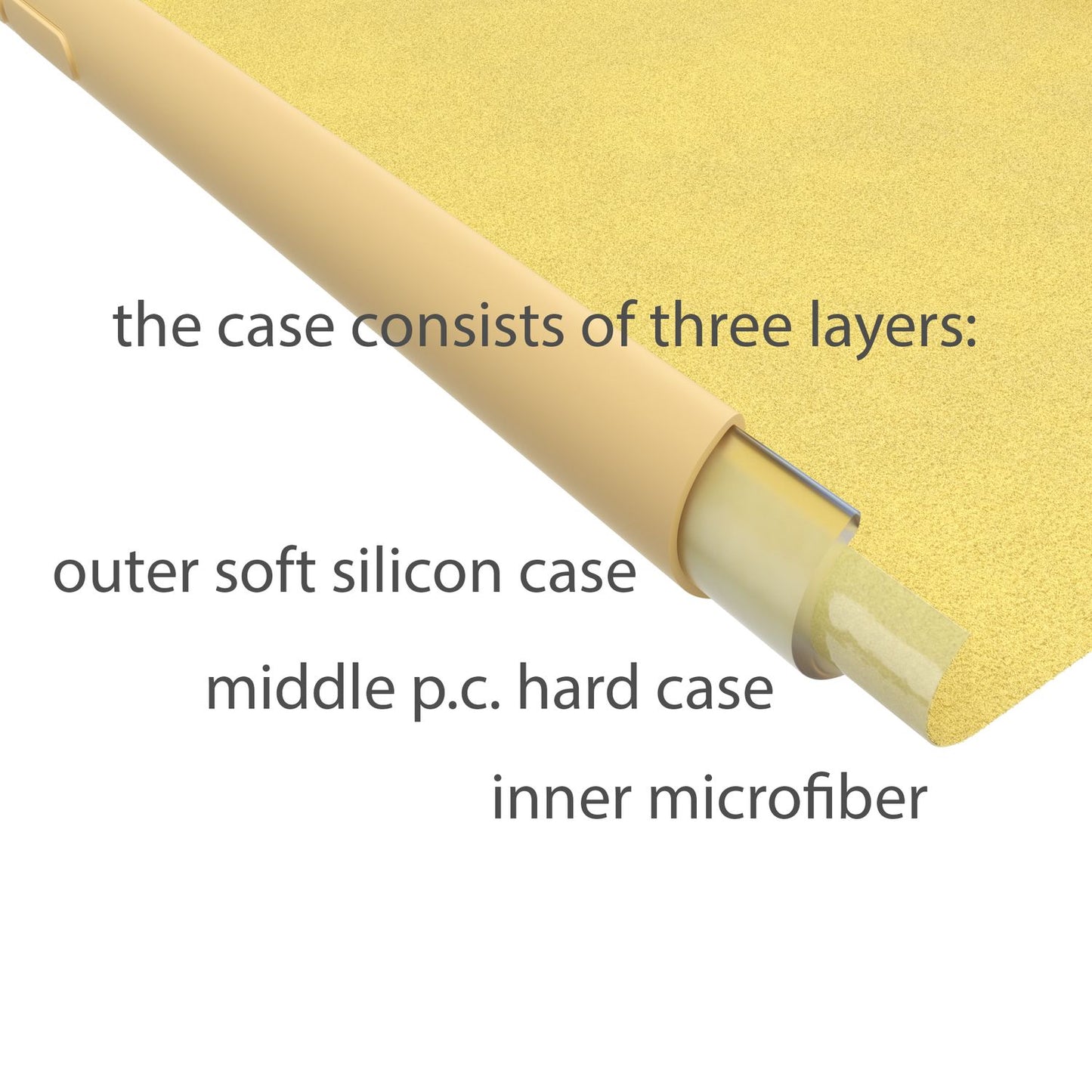 NALIA hulstur fyrir Apple iPhone X, fljótandi sílikon símahlíf, hart hulstur