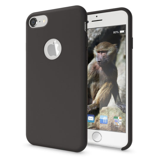 Apple iPhone 8 Liquid Silicone Phone Case by NALIA, Soft Hard Cover Case, Slim