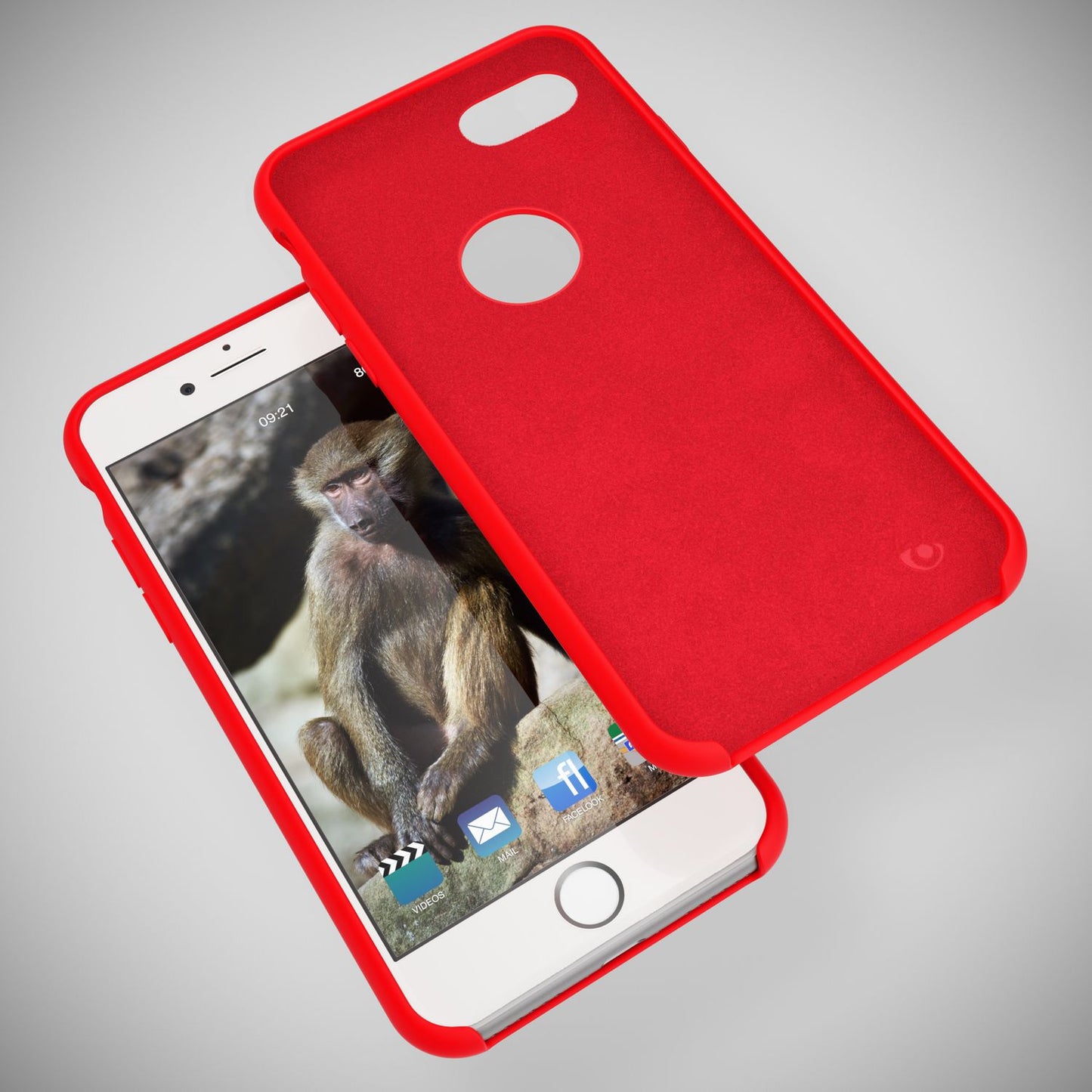 Apple iPhone 8 Liquid Silicone Phone Case by NALIA, Soft Hard Cover Case, Slim