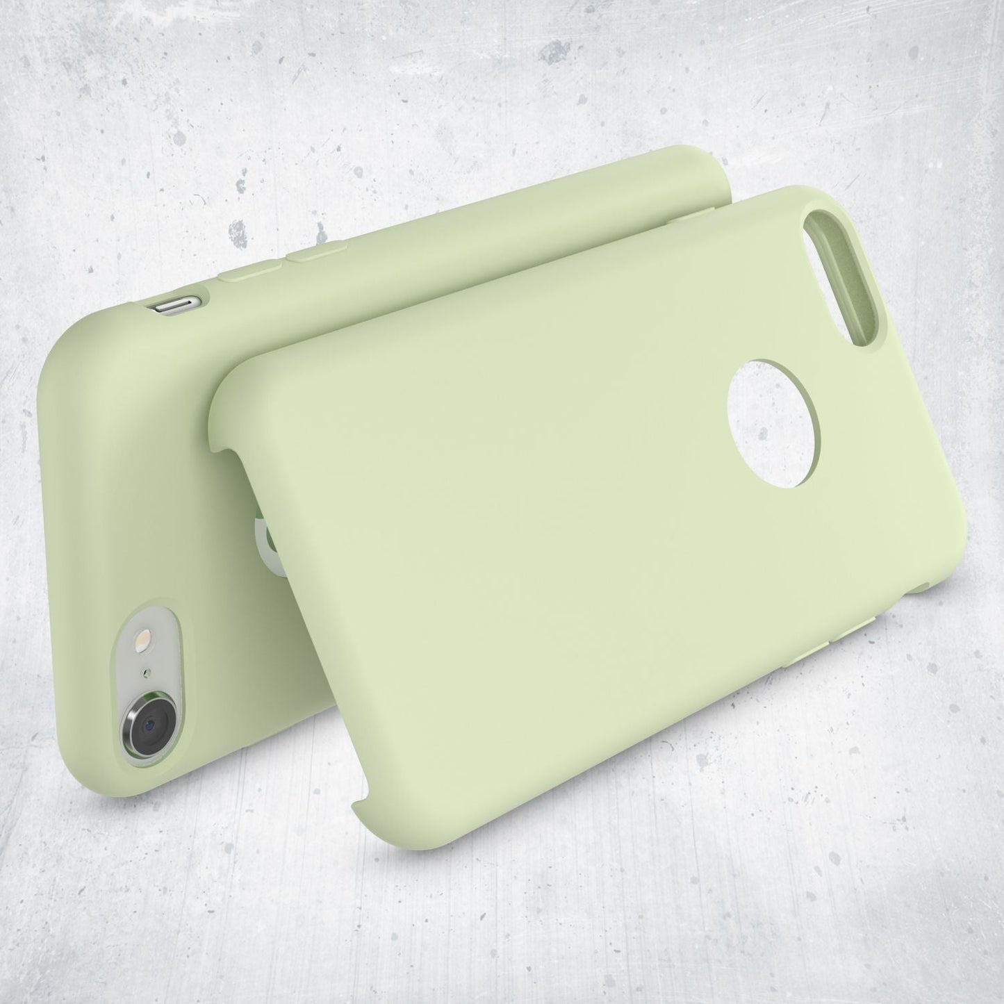 Apple iPhone 8 Liquid Silicone Phone Case by NALIA, Soft Hard Cover Case, Slim