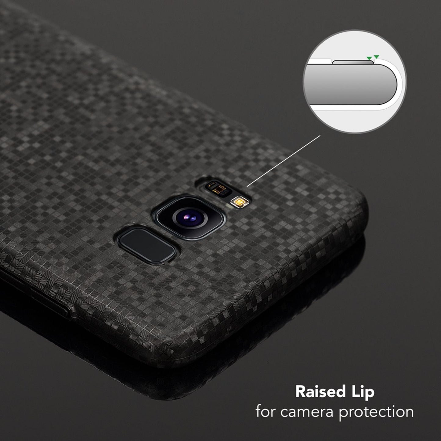 Samsung Galaxy S8 málmhlífarhulstur frá NALIA, Mosaic Cover harðhlíf fyrir síma