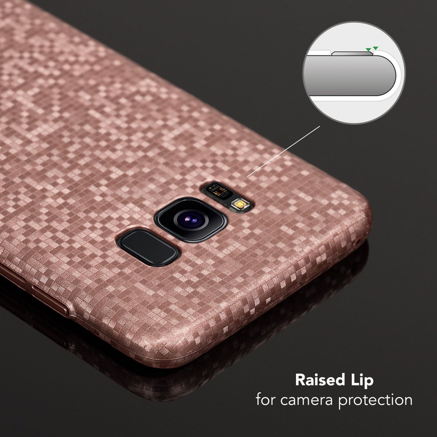 Samsung Galaxy S8 málmhlífarhulstur frá NALIA, Mosaic Cover harðhlíf fyrir síma