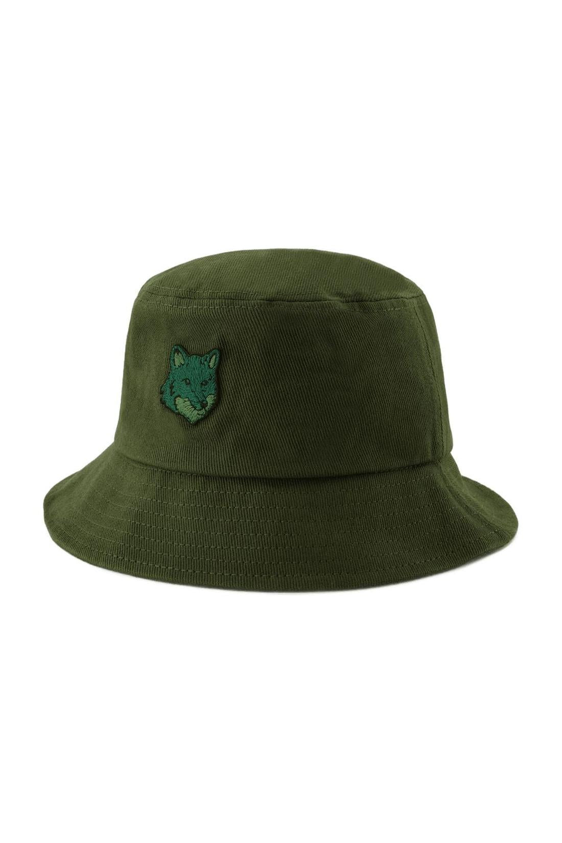 Bob Bold Fox Head - Maison Kitsune - Baumwolle - Grün