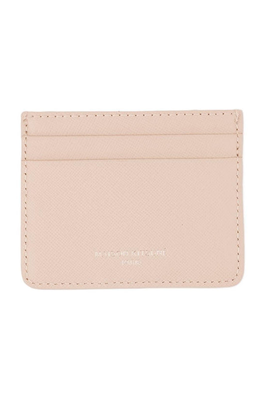 Kartenhalter Boogie - Maison Kitsune - Leder - Pink