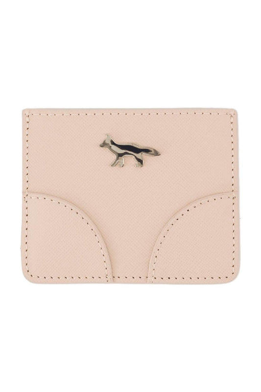 Kartenhalter Boogie - Maison Kitsune - Leder - Pink