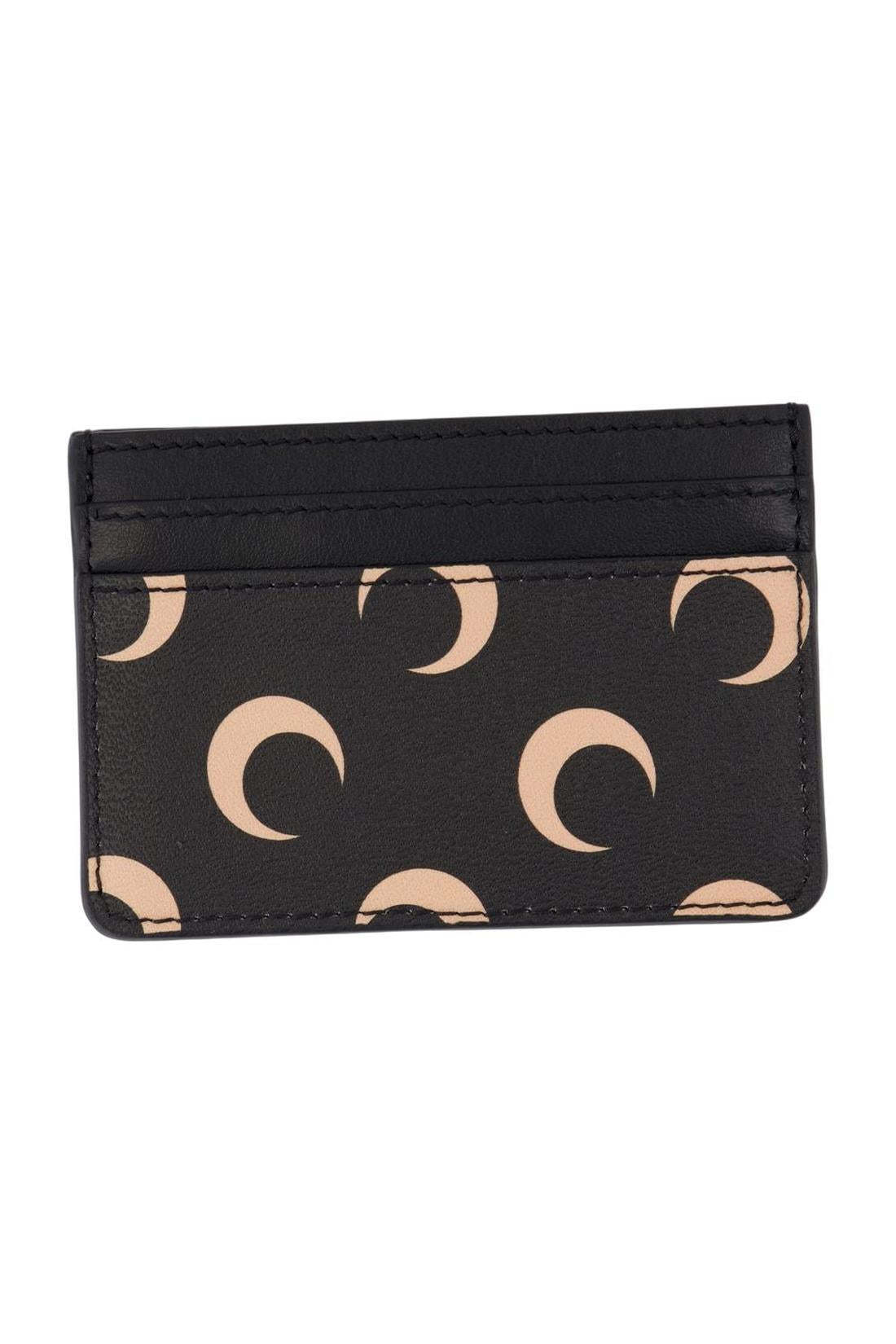 Moon Kartenhalter - Marine Serre - Synthetik - Schwarz