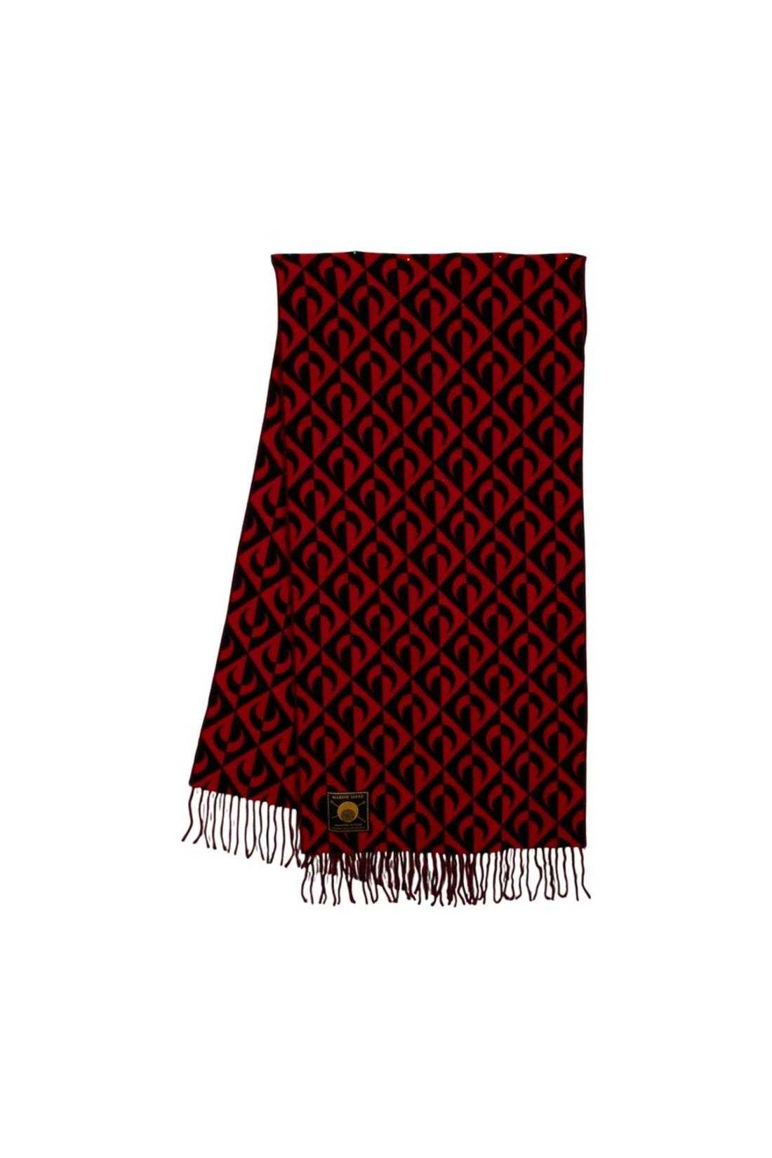 Moon Lozenge Schal - Marine Serre - Wolle - Schwarz