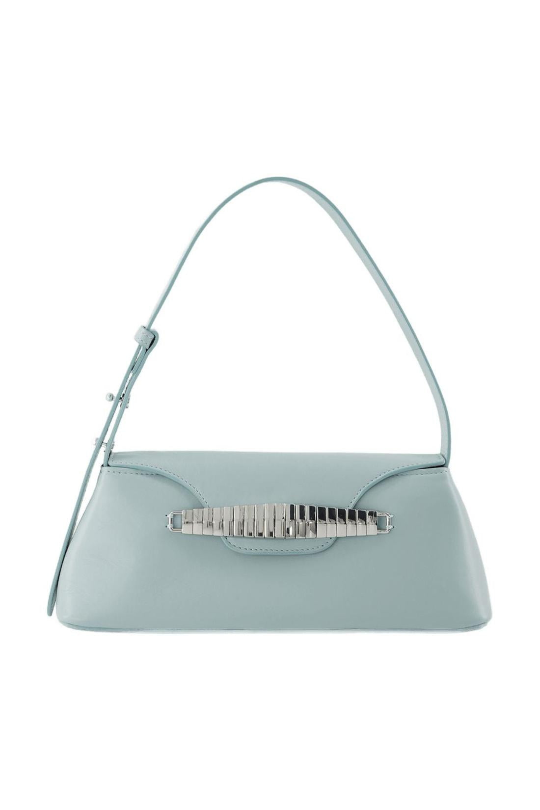 Eva Hobo Bag - Elleme - Turquoise - Leather