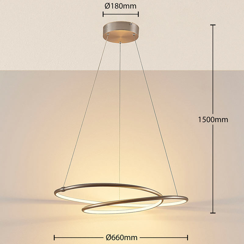 B-grade Lampenwelt LED pendant light Mirasu ceiling light pendant light ceiling lamp 307