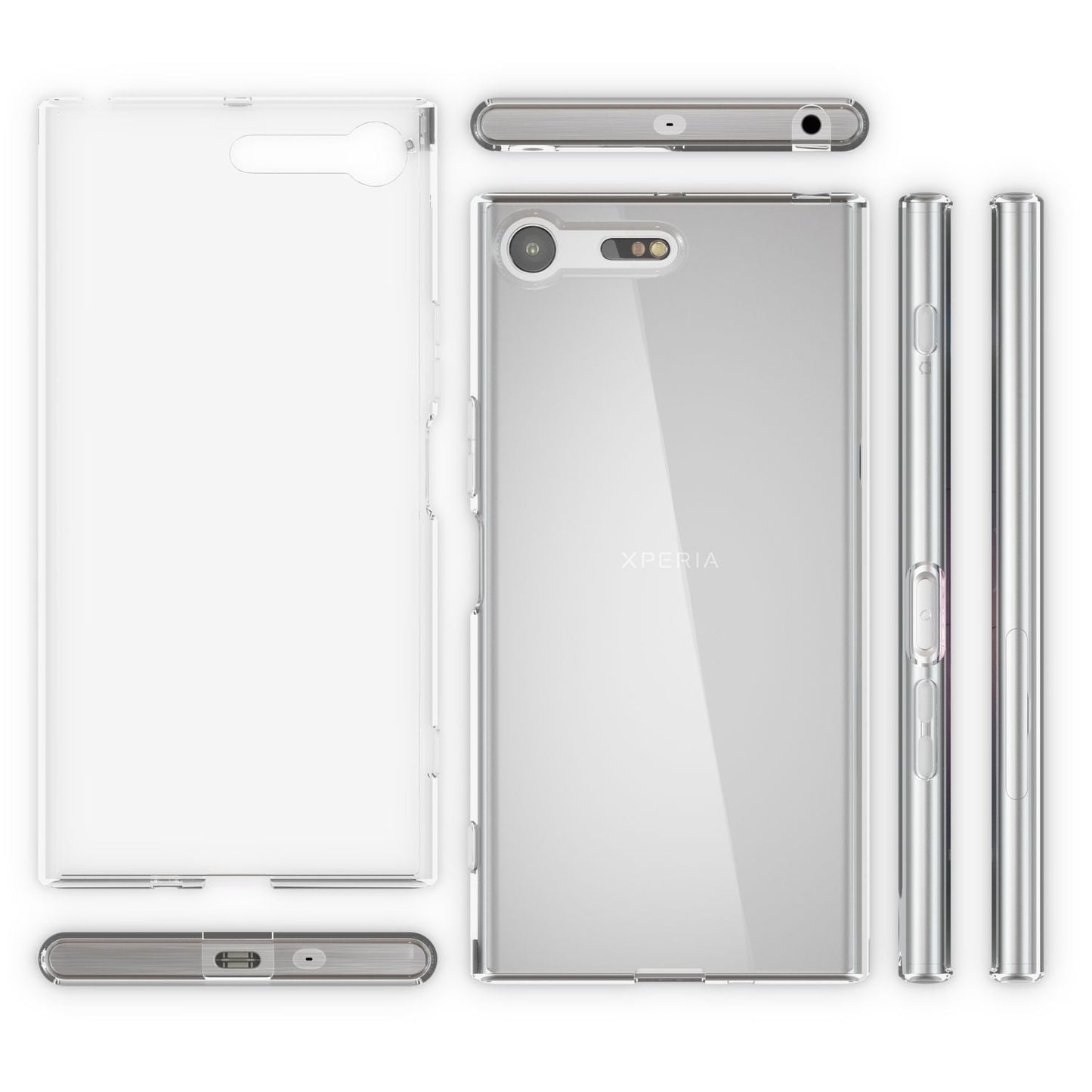 Sony Xperia XZ Premium símahulstur frá NALIA Case Cover hlífðarhulstur gegnsætt