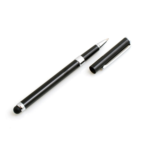 SYSTEM-S Stylus 2 in 1 Pen Ballpoint Pen for Tablet PC Smartphone