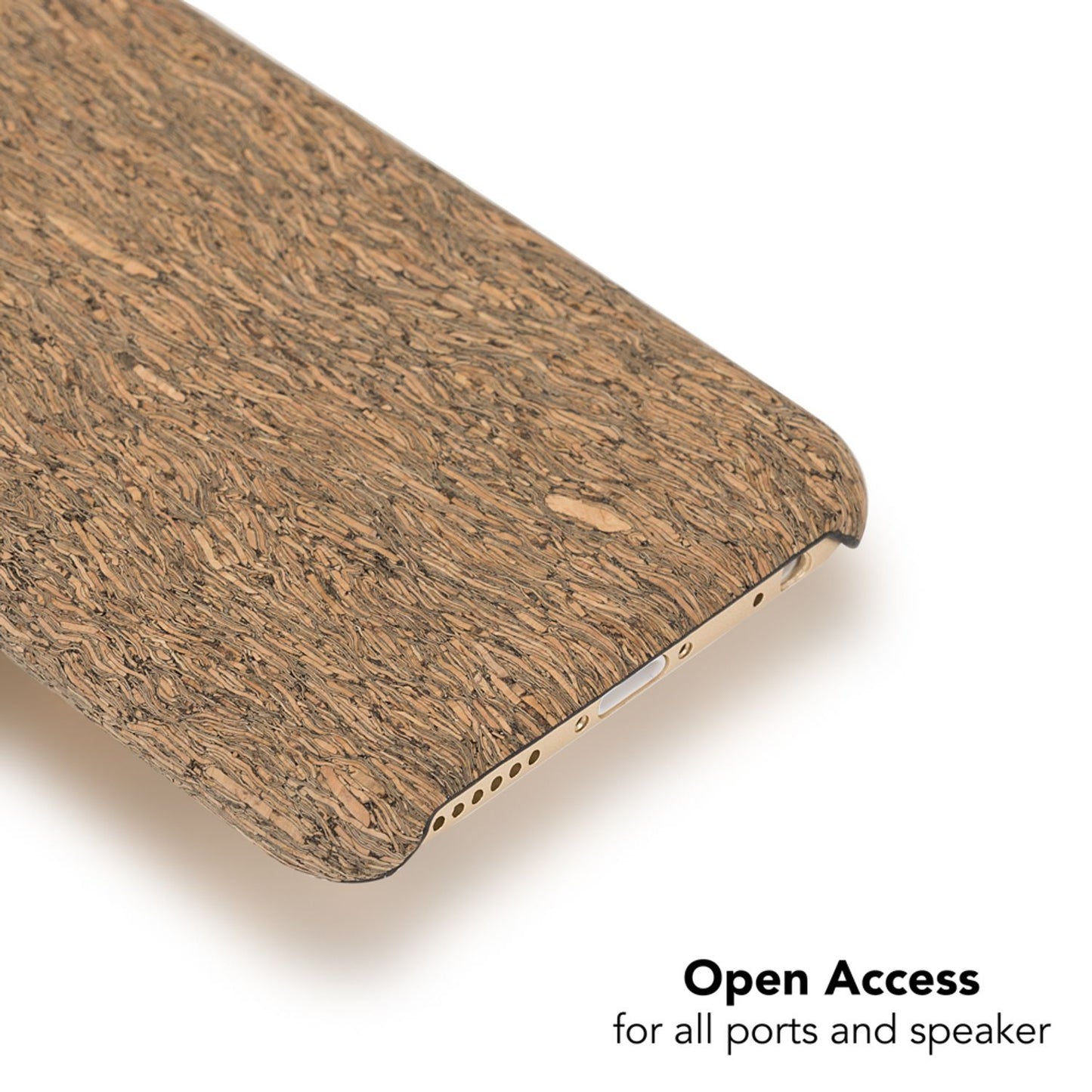 Korkhulstur fyrir Apple iPhone 6 6s frá NALIA, hlífðarhulstur með viðarútliti