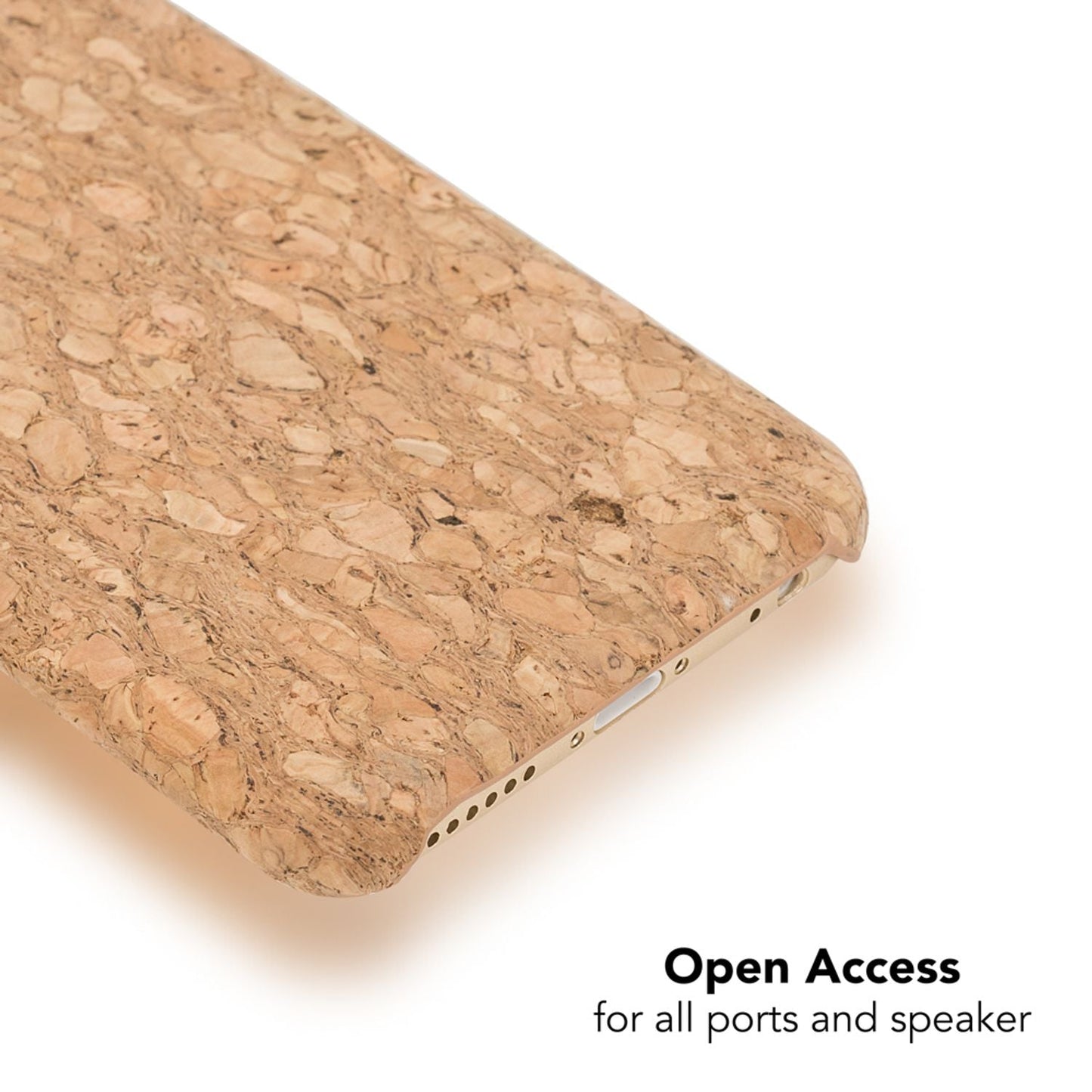 Korkhulstur fyrir Apple iPhone 6 6s frá NALIA, hlífðarhulstur með viðarútliti