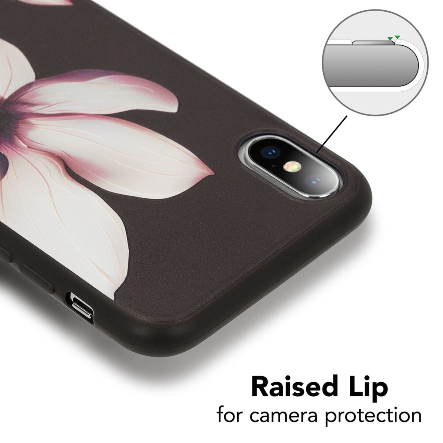 NALIA Hülle für Apple iPhone X XS, Slim Silikon Motiv Case Schutz Cover Bumper