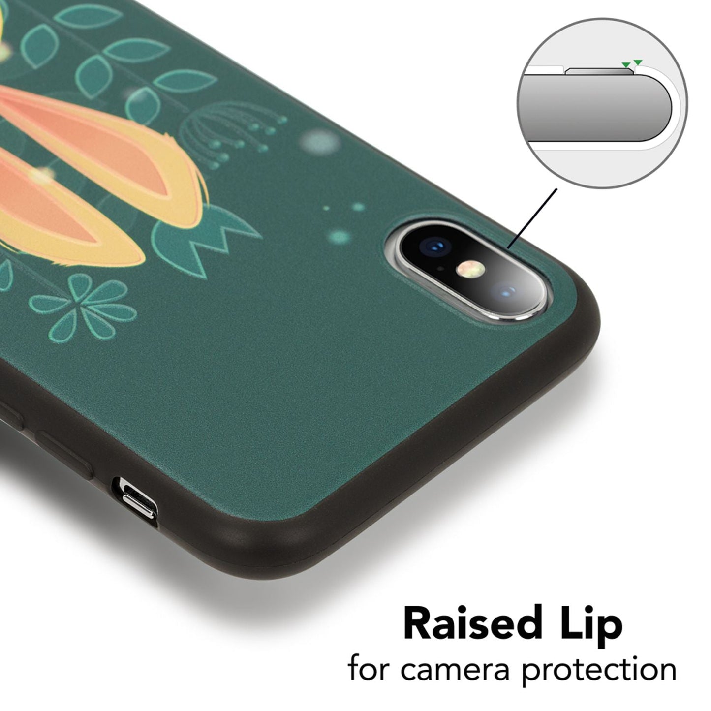 NALIA Hülle für Apple iPhone X XS, Slim Silikon Motiv Case Schutz Cover Bumper