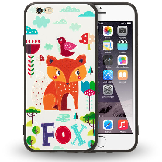 Apple iPhone 6 6s Handy Hülle von NALIA, Slim TPU Silikon Motiv Case Cover Schutz