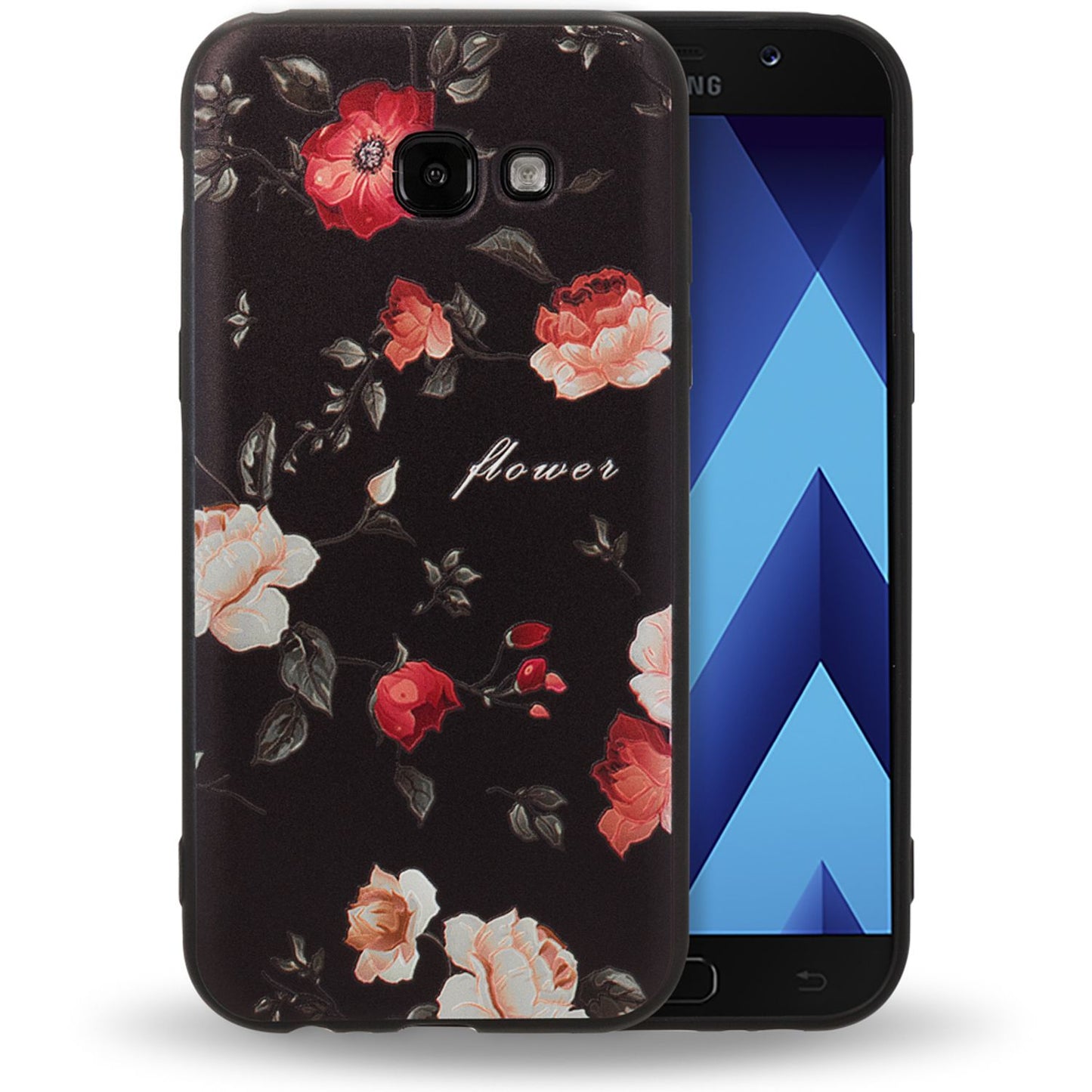 Samsung Galaxy A5 (17) Handy Hülle von NALIA, Slim TPU Silikon Motiv Case Cover