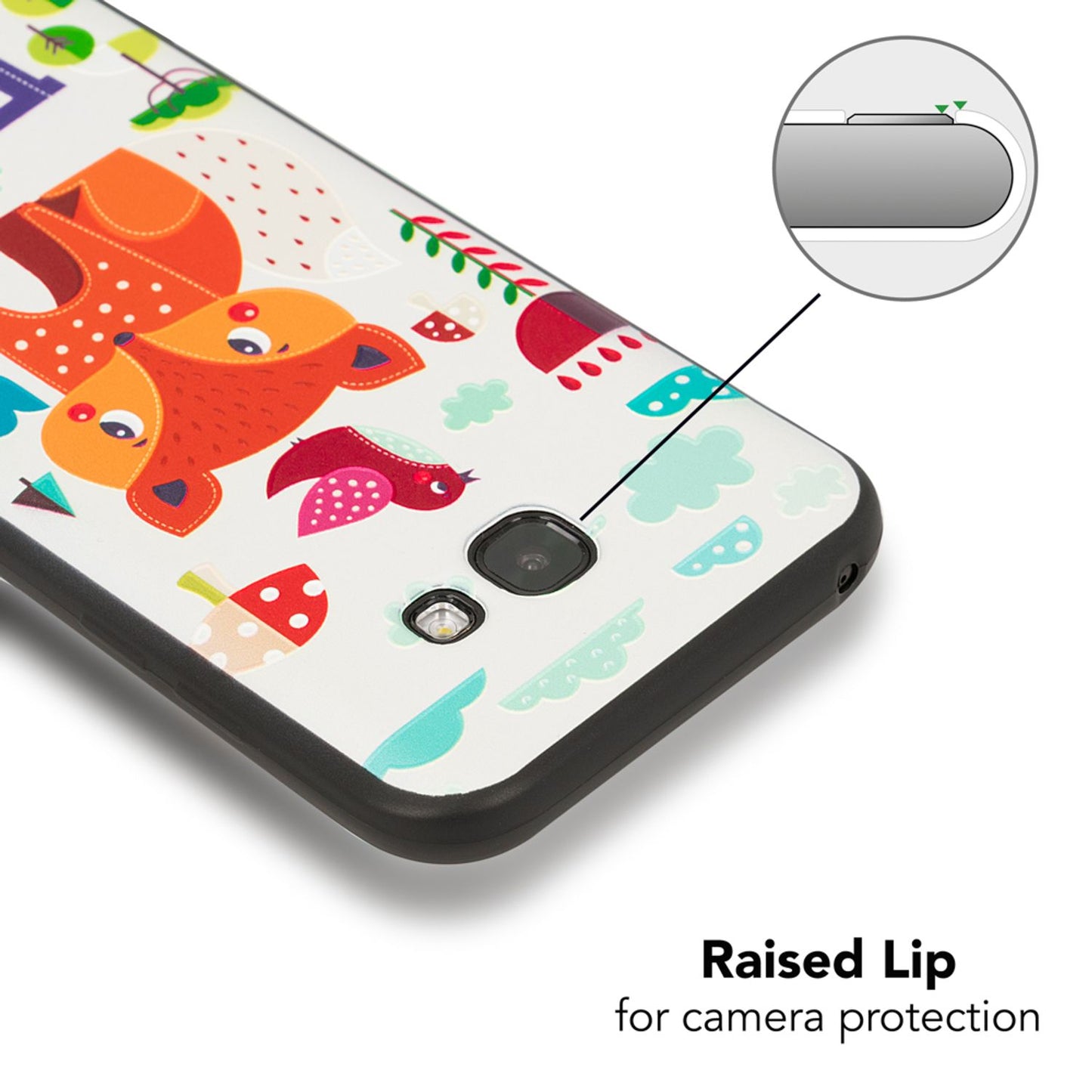 Samsung Galaxy A5 (17) Handy Hülle von NALIA, Slim TPU Silikon Motiv Case Cover