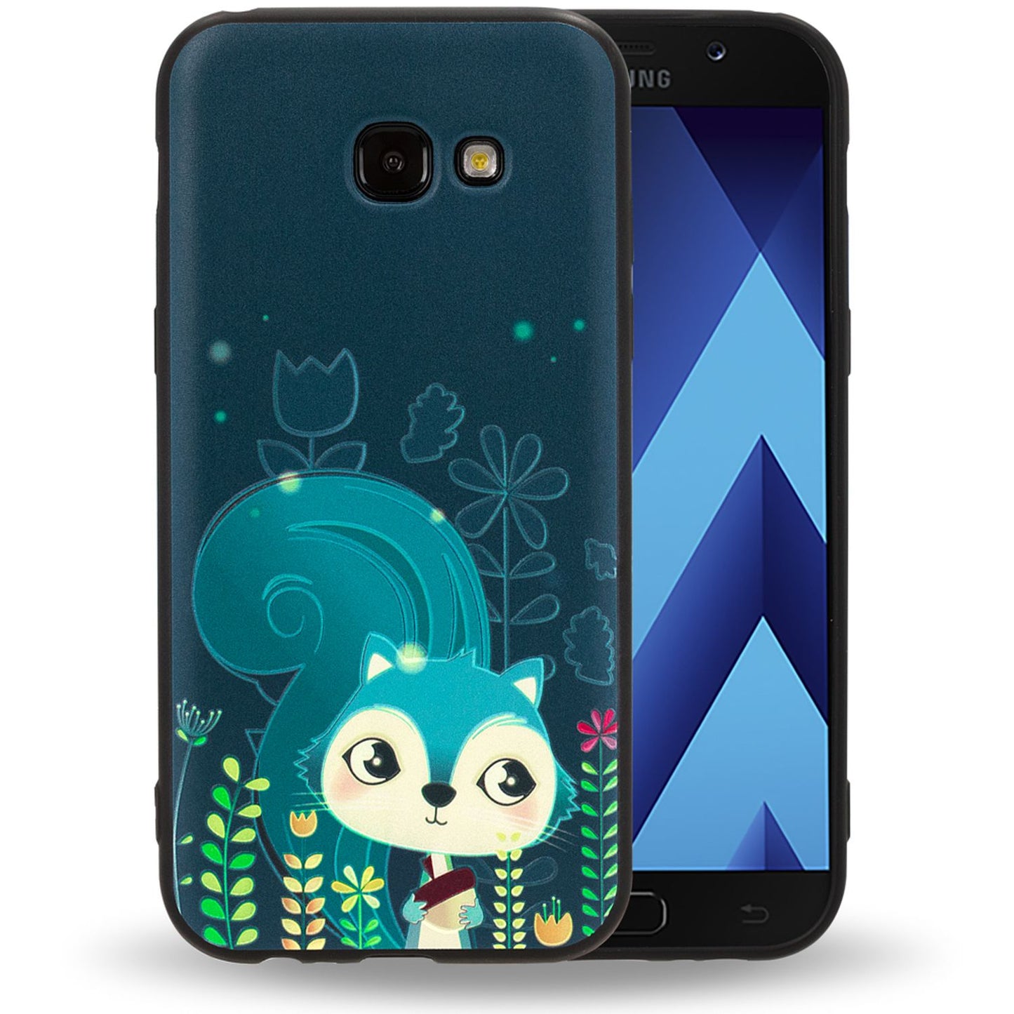 Samsung Galaxy A5 (17) Handy Hülle von NALIA, Slim TPU Silikon Motiv Case Cover