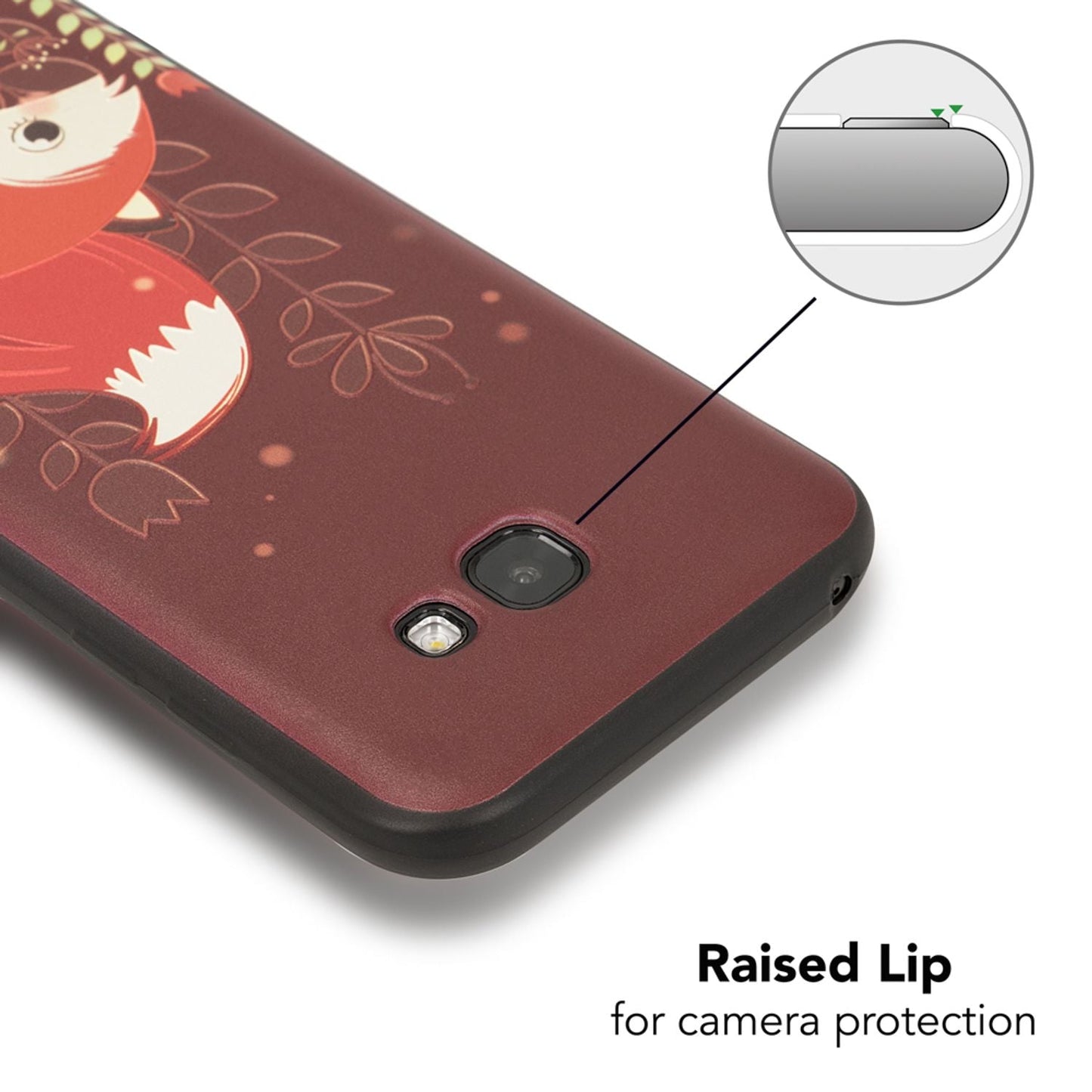 Samsung Galaxy A5 (17) Handy Hülle von NALIA, Slim TPU Silikon Motiv Case Cover