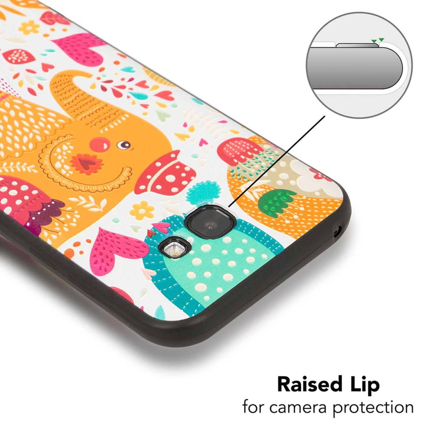 Samsung Galaxy A5 (17) Handy Hülle von NALIA, Slim TPU Silikon Motiv Case Cover