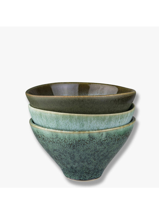 Schale ELEMENTS klein, Set aus drei Schalen in 2 Farben