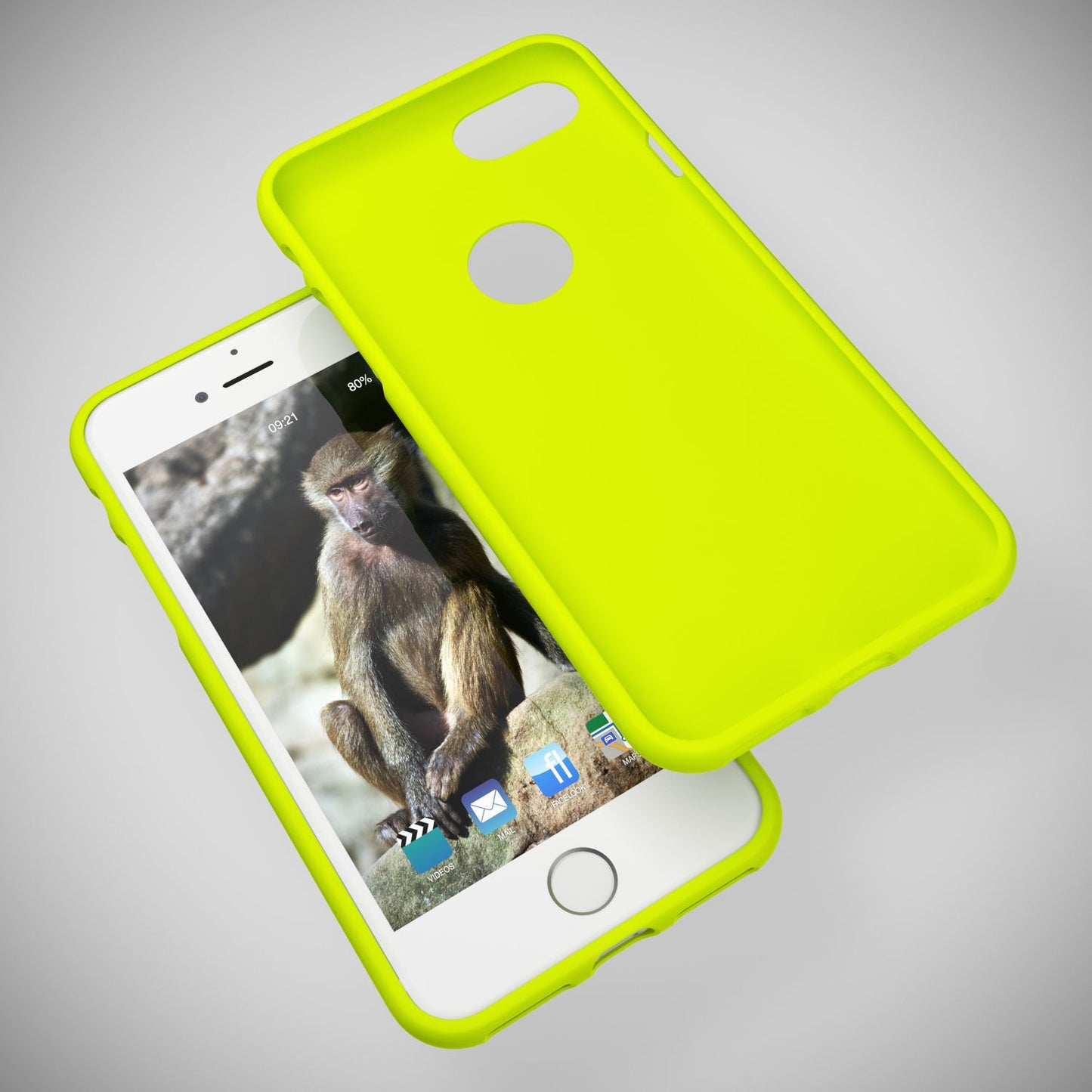 Apple iPhone 7 Handy Hülle von NALIA, Slim Silikon Neon Case Dünnes Phone Cover