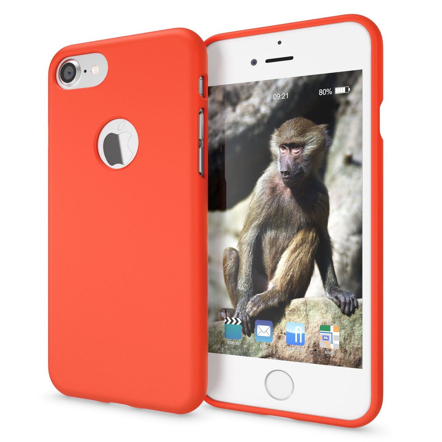 Apple iPhone 7 Handy Hülle von NALIA, Slim Silikon Neon Case Dünnes Phone Cover