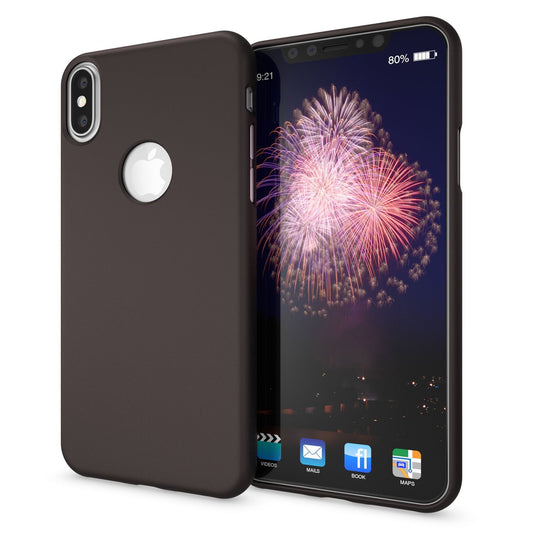 NALIA símahulstur fyrir Apple iPhone XS Max, ofurþunnt TPU hulstur úr sílikoni og neonlituðu