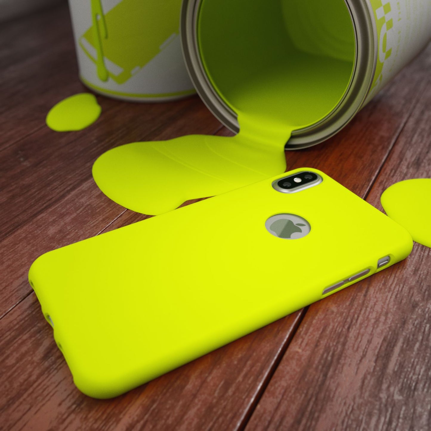NALIA Neon Hülle für Apple iPhone X XS, Slim Silikon Schutz Cover Bumper Case