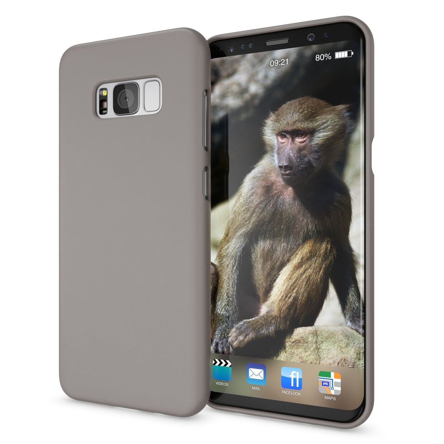 Samsung Galaxy S8 símahulstur frá NALIA, Ultra þunnt TPU sílikon Neon hulstur fyrir vernd