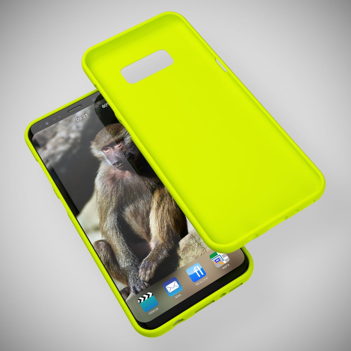 Samsung Galaxy S8 símahulstur frá NALIA, Ultra þunnt TPU sílikon Neon hulstur fyrir vernd